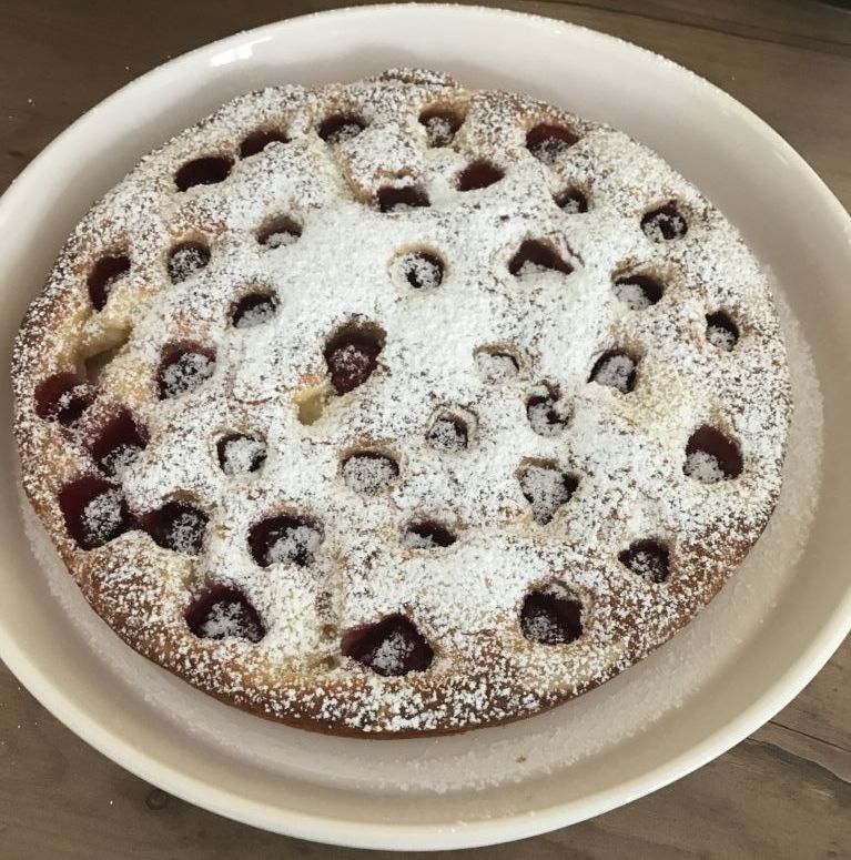 gâteau aux framboises